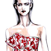 Example of Acceptable Fashion Designer Sketch